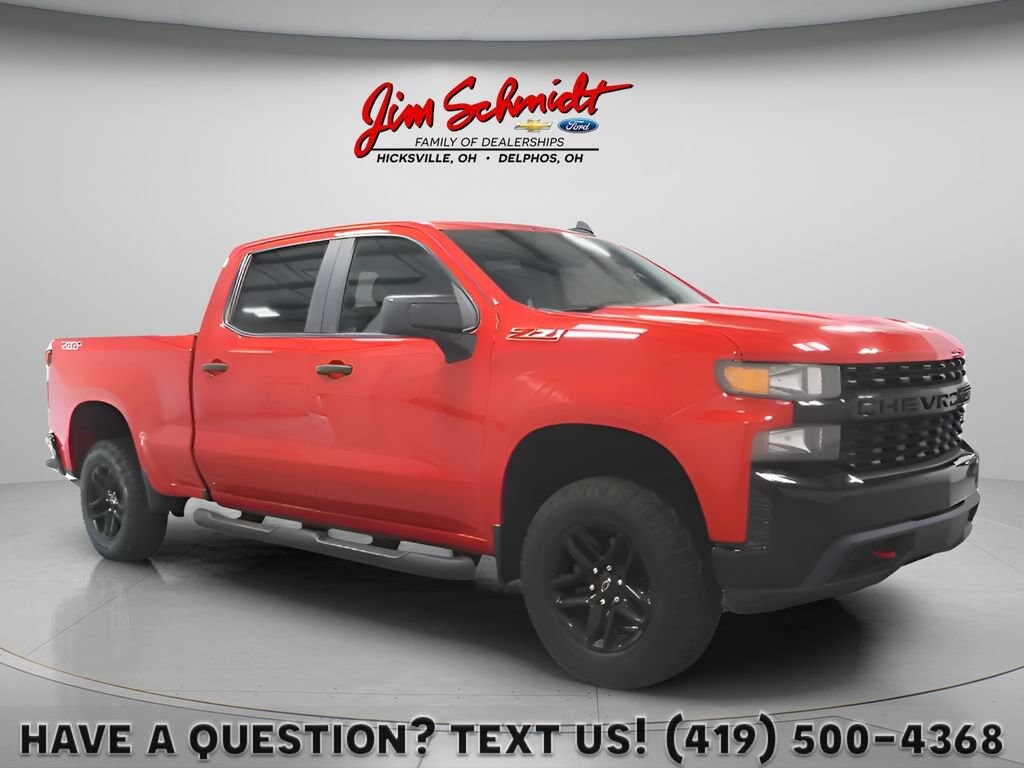 Used 2022 Chevrolet Silverado 1500 LTD Custom Trail Boss Truck Crew Cab
