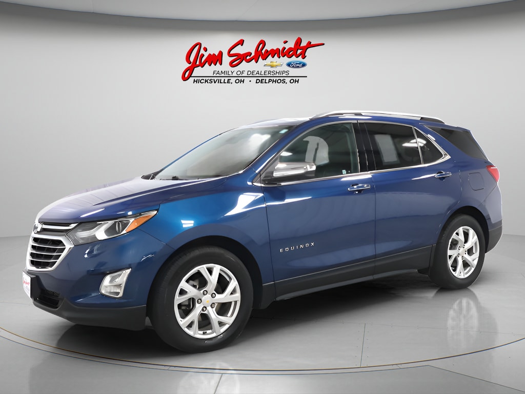 Used 2020 Chevrolet Equinox Premier with VIN 2GNAXNEV7L6111052 for sale in Hicksville, OH