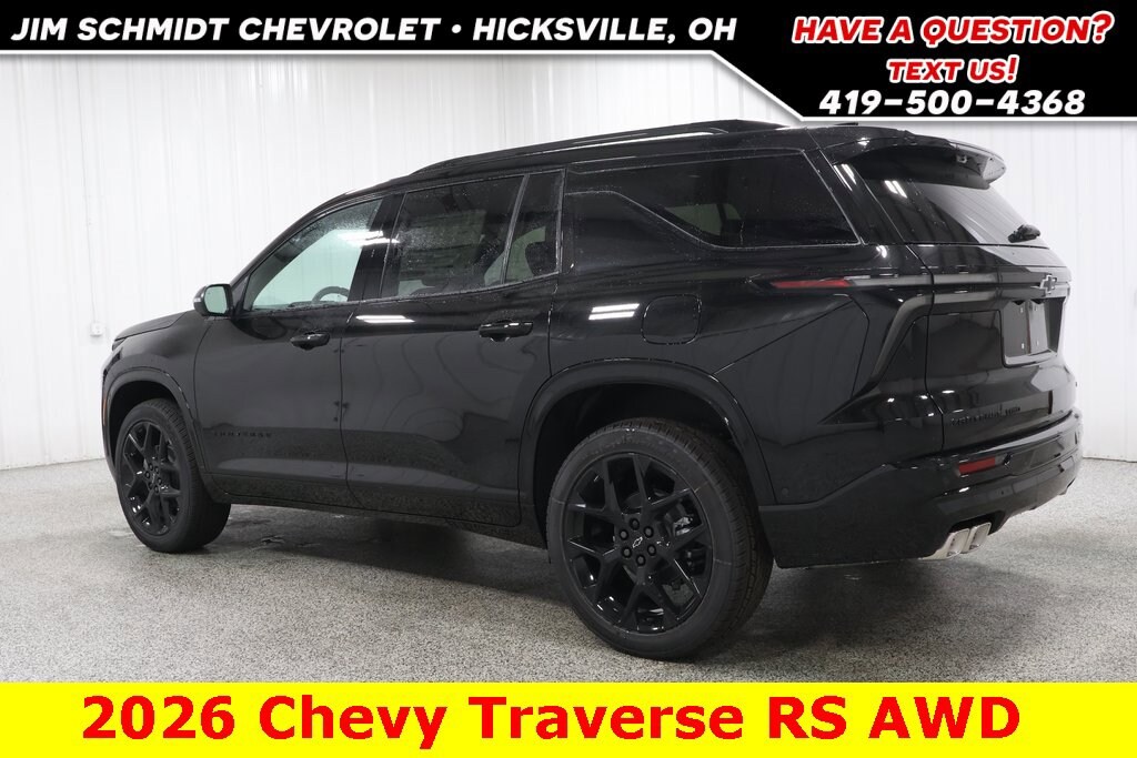 New 2026 Chevrolet Traverse RS SUV