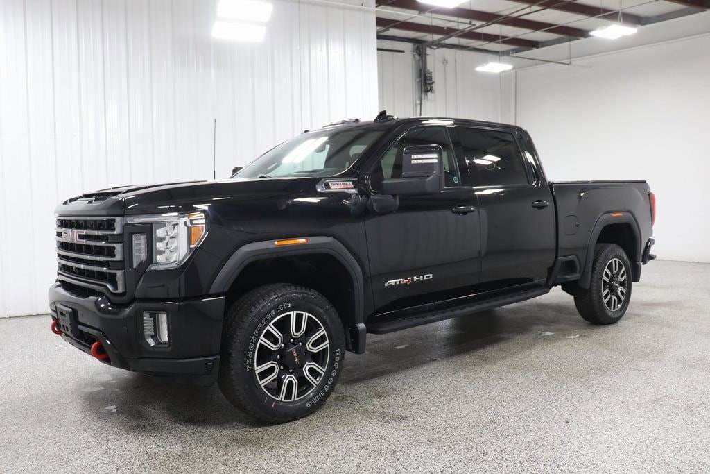 Used 2021 GMC Sierra 2500HD AT4 with VIN 1GT49PEY5MF182120 for sale in Hicksville, OH