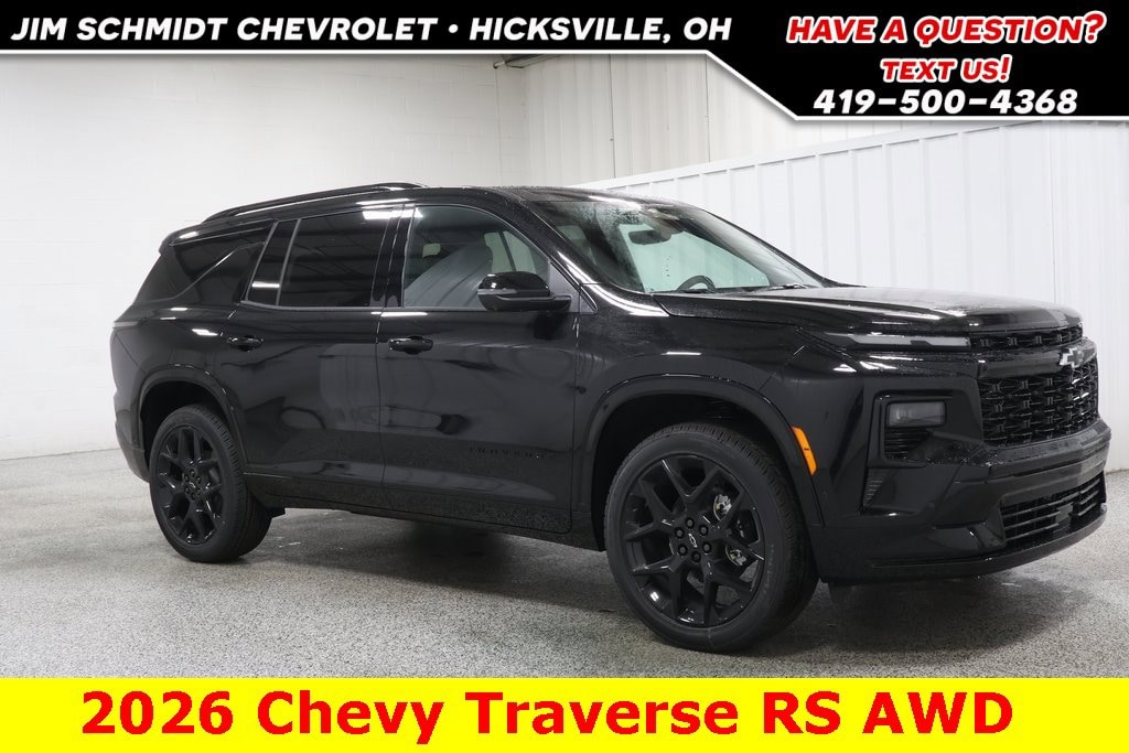 New 2026 Chevrolet Traverse RS SUV