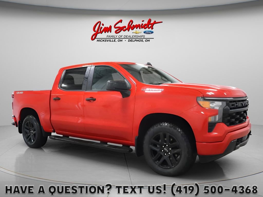 Used 2024 Chevrolet Silverado 1500 Custom Truck Crew Cab