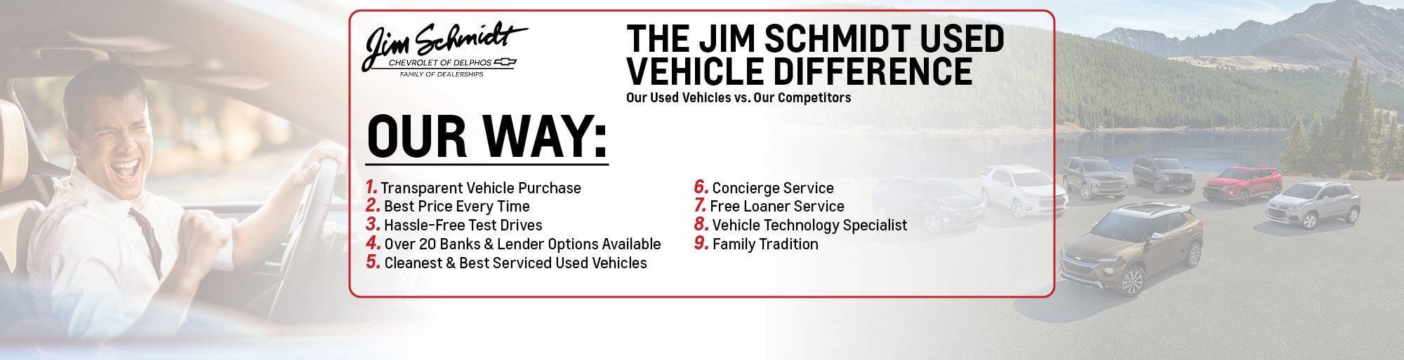 Chevrolet Dealer near Van Wert OH Jim Schmidt Chevrolet of Delphos