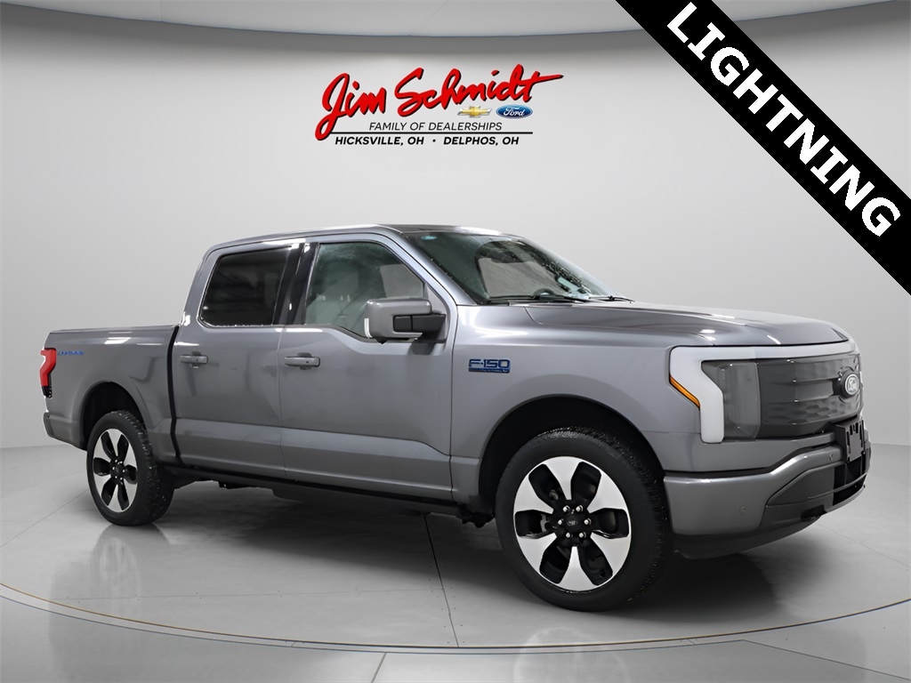 Used 2024 Ford F-150 Lightning Platinum with VIN 1FT6W7L72RWG10387 for sale in Hicksville, OH