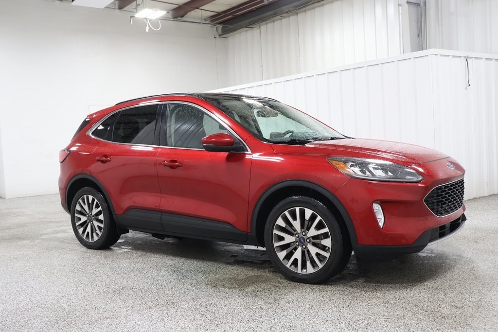 Used 2020 Ford Escape Titanium with VIN 1FMCU9DZ0LUA42112 for sale in Hicksville, OH