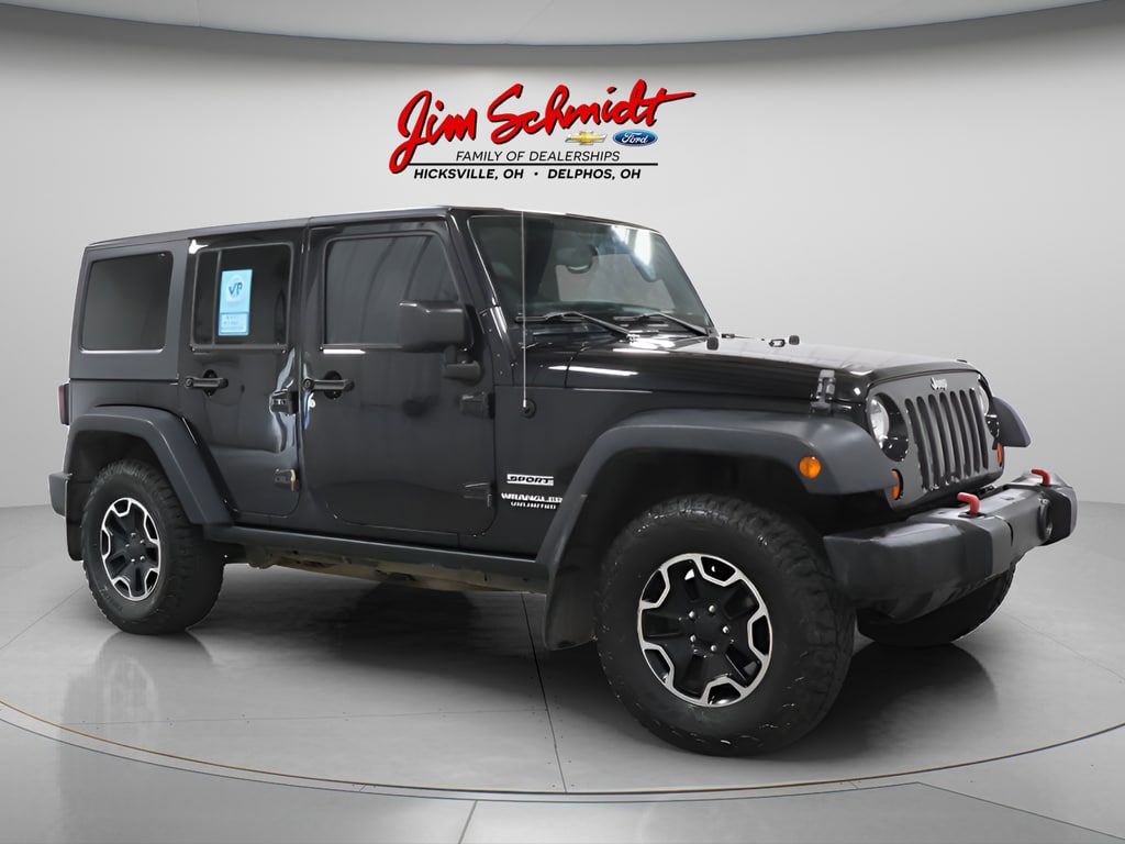 Used 2016 Jeep Wrangler Unlimited Sport with VIN 1C4BJWDG8GL113302 for sale in Hicksville, OH