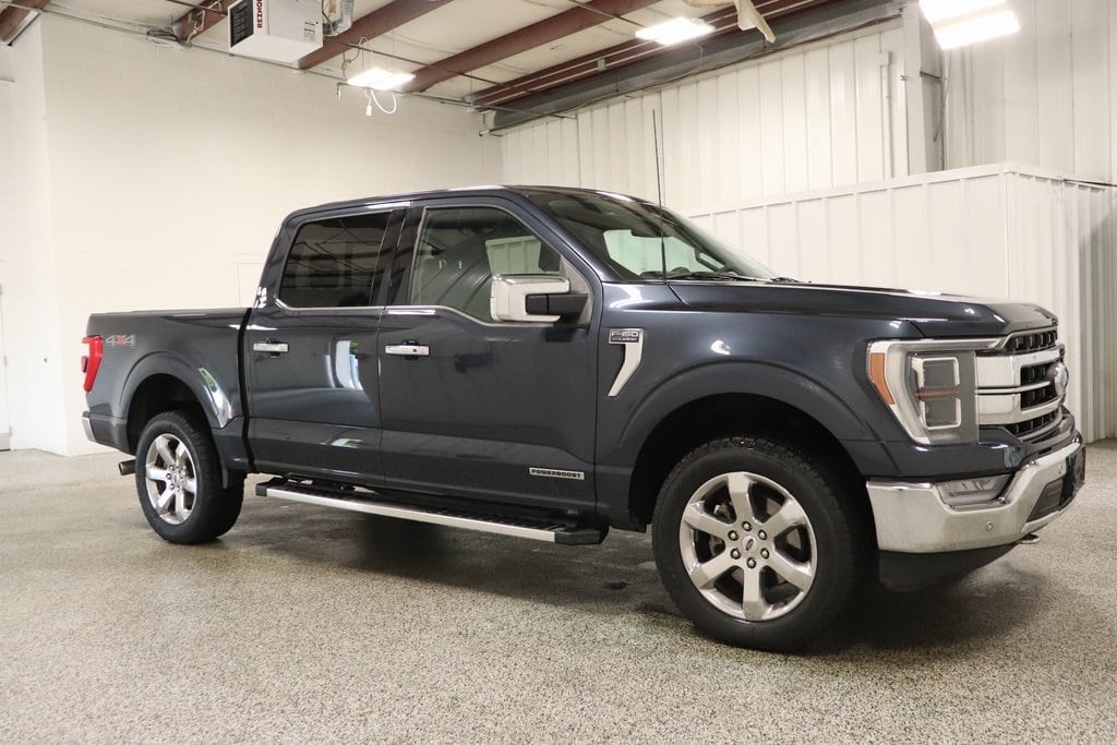 Used 2022 Ford F-150 Lariat with VIN 1FTFW1ED1NFB69393 for sale in Hicksville, OH