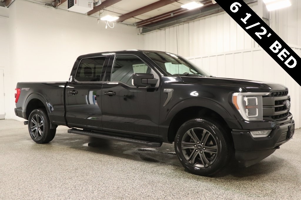 Used 2021 Ford F-150 Lariat with VIN 1FTFW1E5XMFA74693 for sale in Hicksville, OH