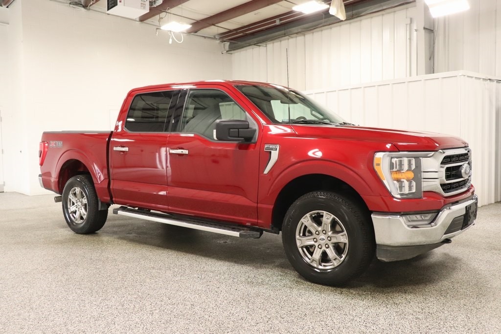 Used 2022 Ford F-150 XLT with VIN 1FTFW1E82NKE85654 for sale in Hicksville, OH