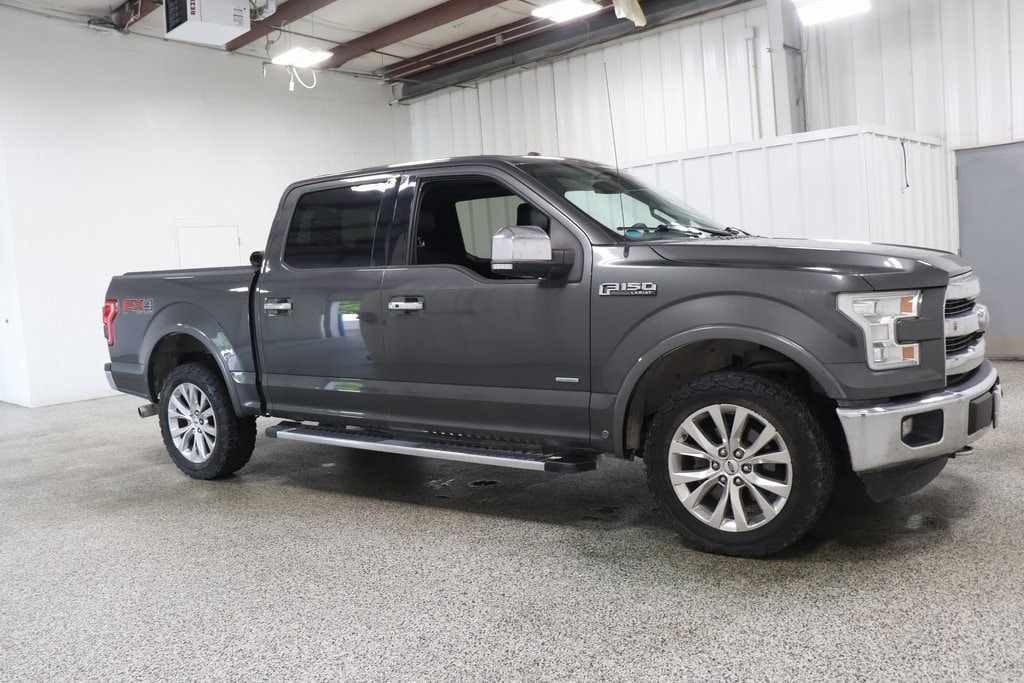 Used 2016 Ford F-150 Lariat with VIN 1FTEW1EG5GFA00213 for sale in Hicksville, OH