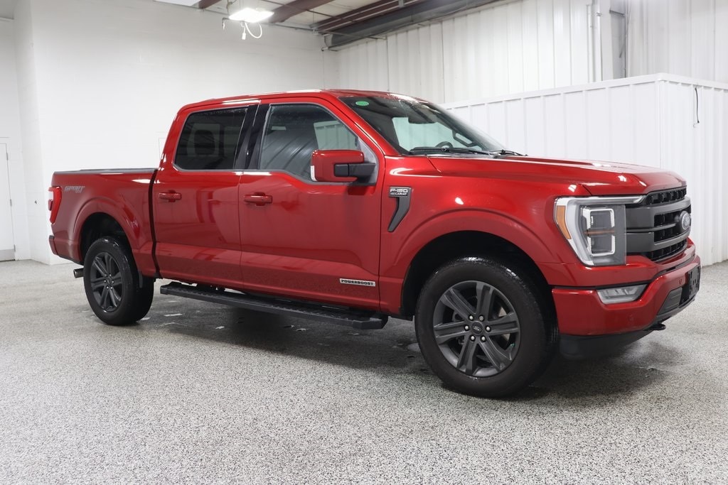 Used 2023 Ford F-150 Lariat with VIN 1FTFW1ED2PFA90222 for sale in Hicksville, OH