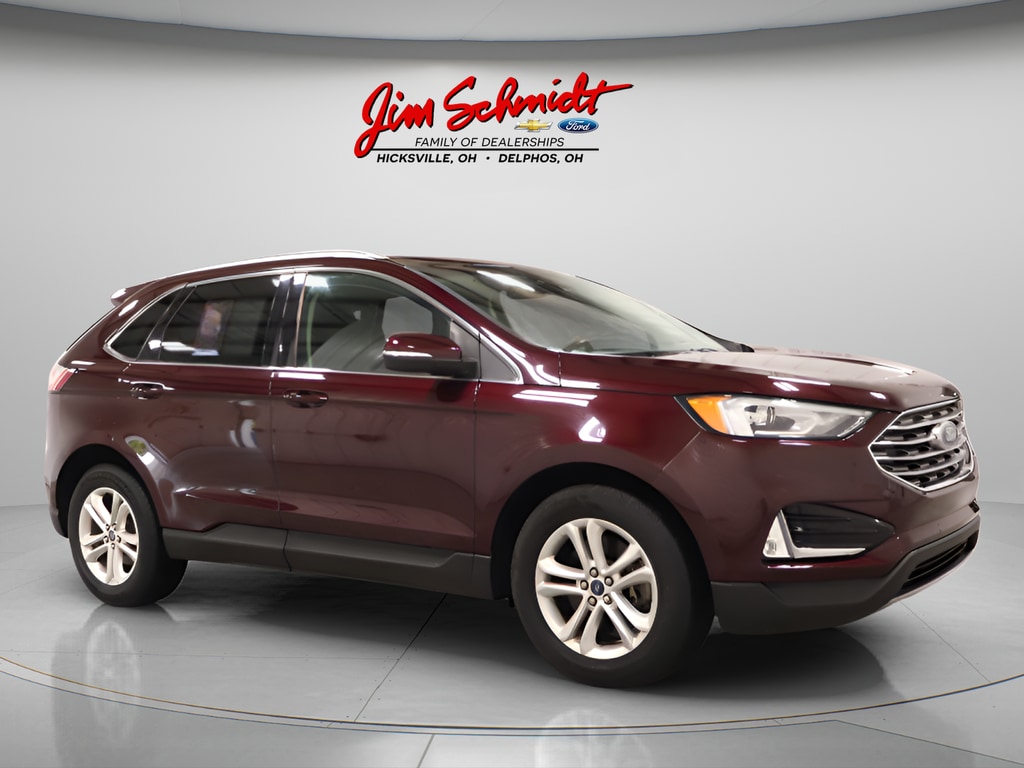 Used 2019 Ford Edge SEL with VIN 2FMPK4J91KBB25289 for sale in Hicksville, OH