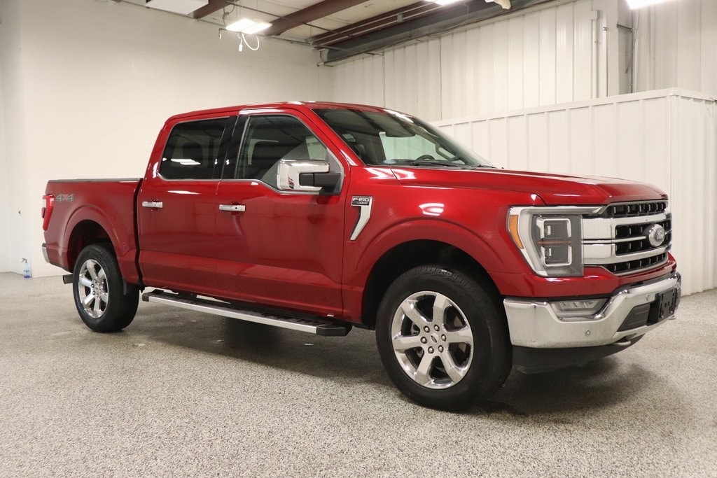 Used 2022 Ford F-150 Lariat with VIN 1FTEW1EPXNKD85840 for sale in Hicksville, OH