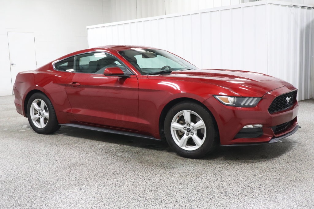 Used 2017 Ford Mustang V6 with VIN 1FA6P8AM0H5256441 for sale in Hicksville, OH