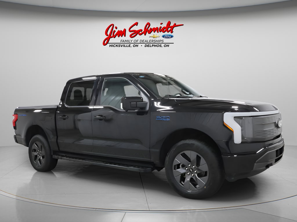 Used 2025 Ford F-150 Lightning Lariat with VIN 1FT6W5L77SWG05969 for sale in Hicksville, OH