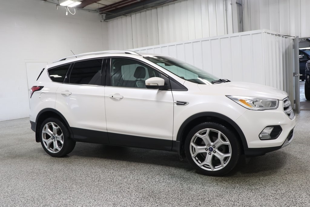 Used 2017 Ford Escape Titanium with VIN 1FMCU0JD8HUD75010 for sale in Hicksville, OH