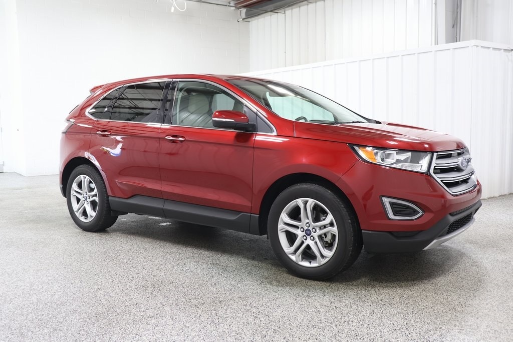 Used 2018 Ford Edge Titanium with VIN 2FMPK3K95JBB94476 for sale in Hicksville, OH