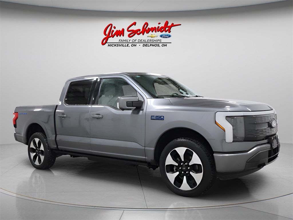 Used 2024 Ford F-150 Lightning Platinum with VIN 1FT6W7L72RWG10387 for sale in Hicksville, OH