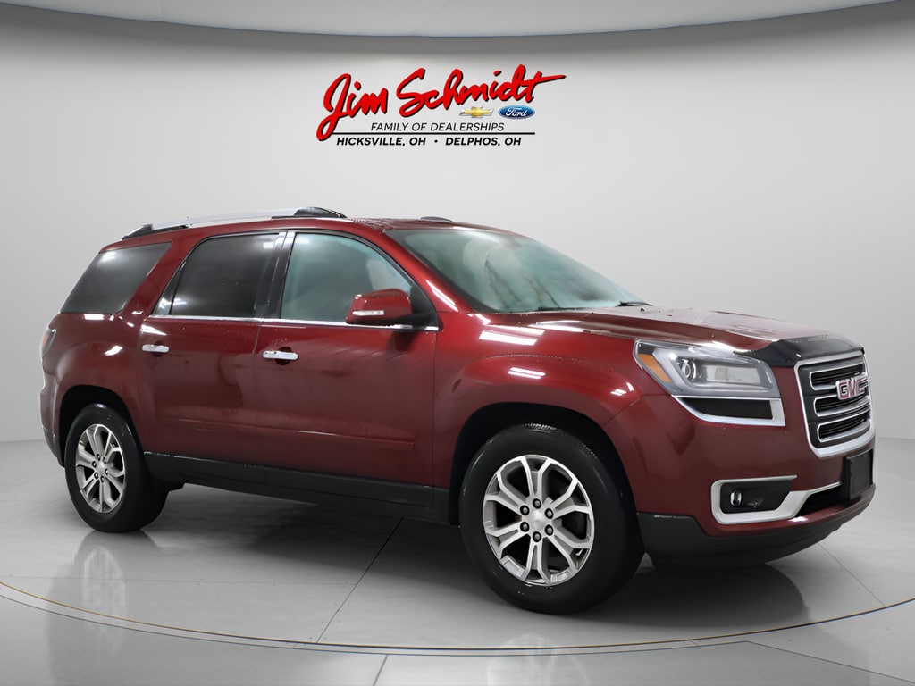 Used 2015 GMC Acadia SLT2 with VIN 1GKKVSKD6FJ258990 for sale in Hicksville, OH