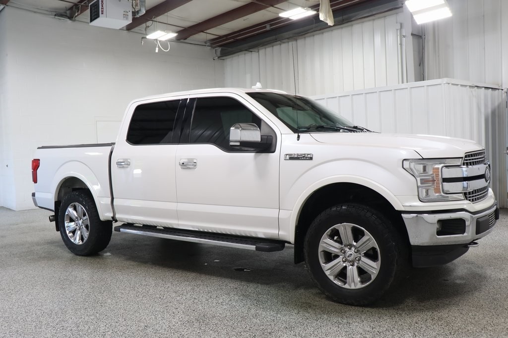 Used 2018 Ford F-150 Lariat with VIN 1FTEW1E5XJKE89012 for sale in Hicksville, OH
