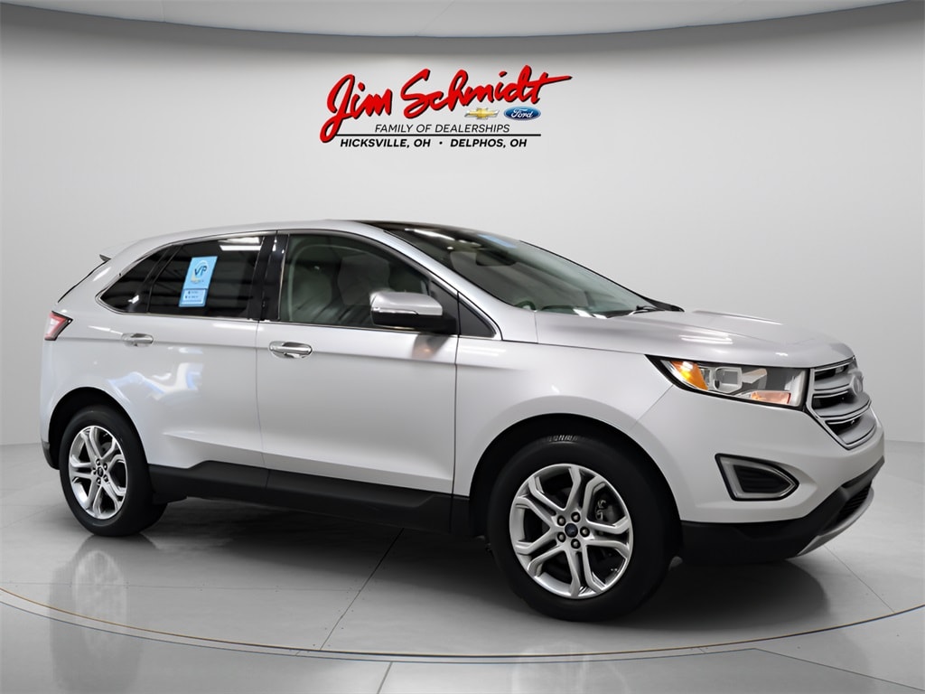 Used 2018 Ford Edge Titanium with VIN 2FMPK3K93JBB07058 for sale in Hicksville, OH