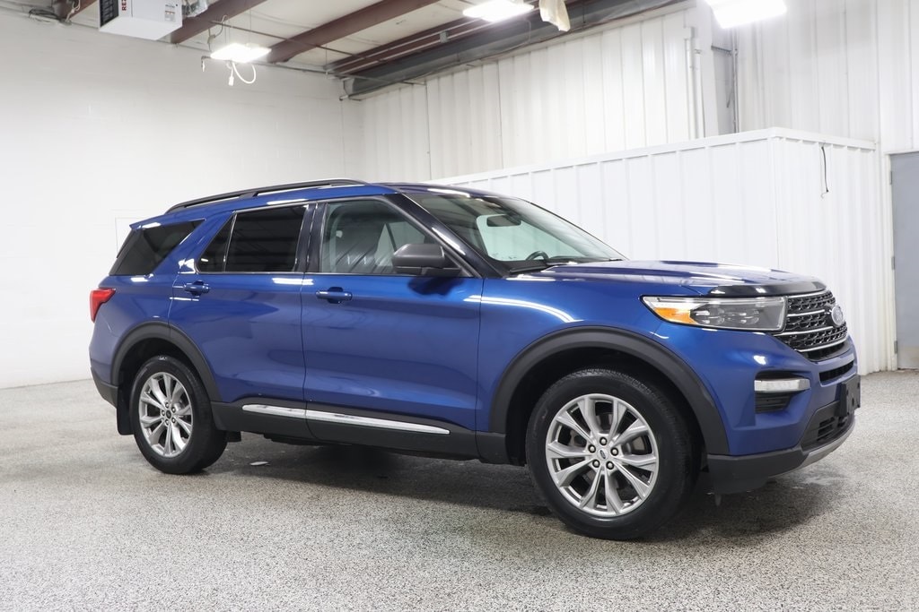 Used 2021 Ford Explorer XLT with VIN 1FMSK8DH0MGB37465 for sale in Hicksville, OH