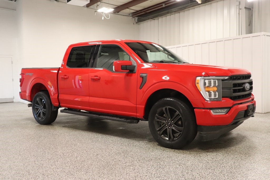 Used 2022 Ford F-150 Lariat with VIN 1FTEW1EP3NKD81564 for sale in Hicksville, OH