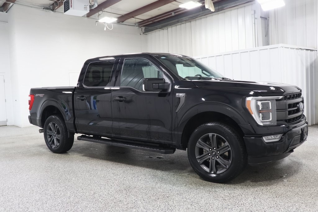 Used 2023 Ford F-150 Lariat with VIN 1FTFW1E87PKD85844 for sale in Hicksville, OH