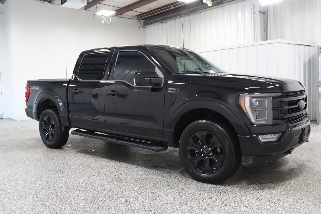 Used 2023 Ford F-150 Lariat with VIN 1FTFW1E82PFA74282 for sale in Hicksville, OH