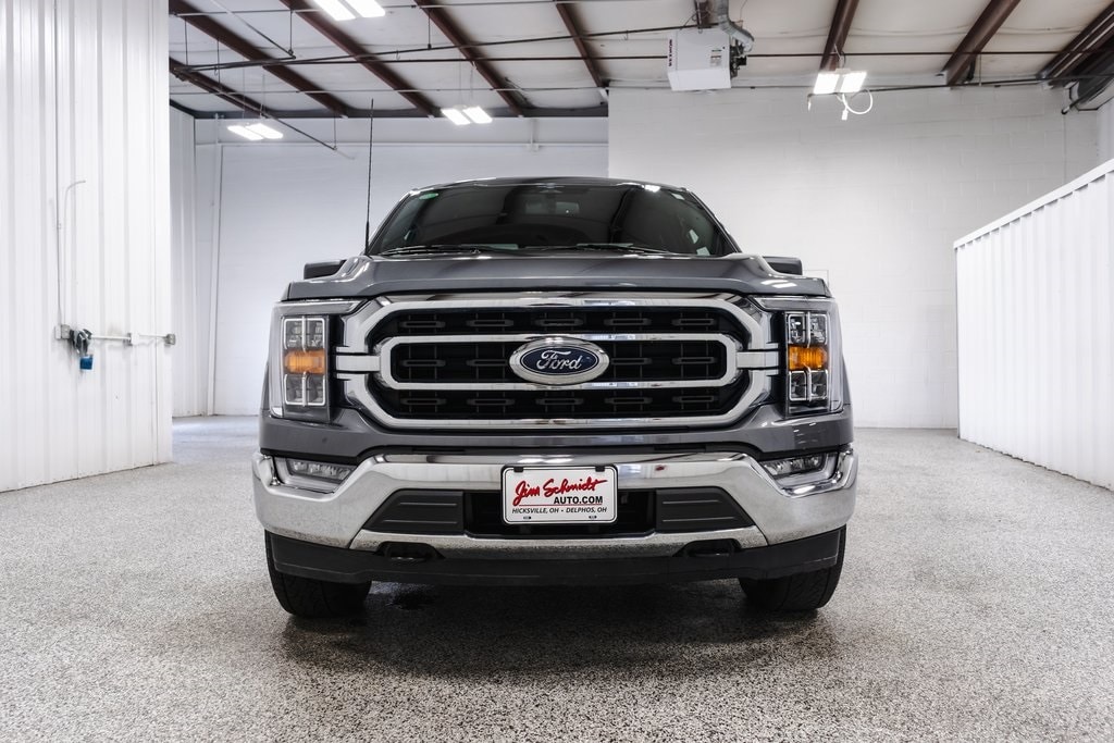 Used 2023 Ford F-150 XLT with VIN 1FTFW1ED0PFB25095 for sale in Hicksville, OH