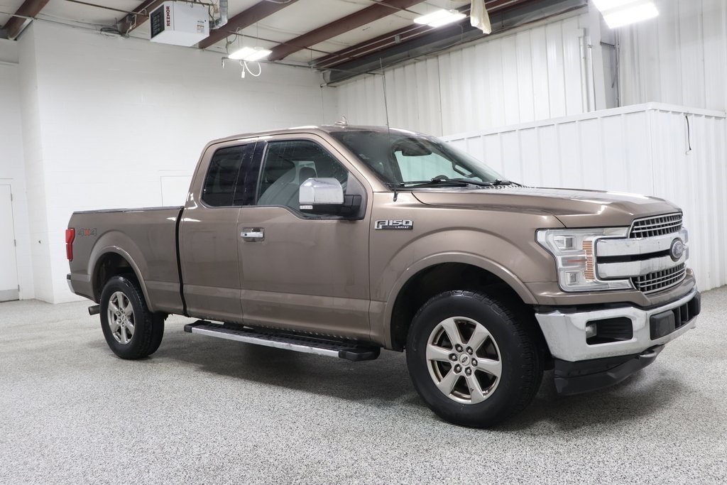 Used 2018 Ford F-150 Lariat with VIN 1FTFX1EG3JKD15804 for sale in Hicksville, OH
