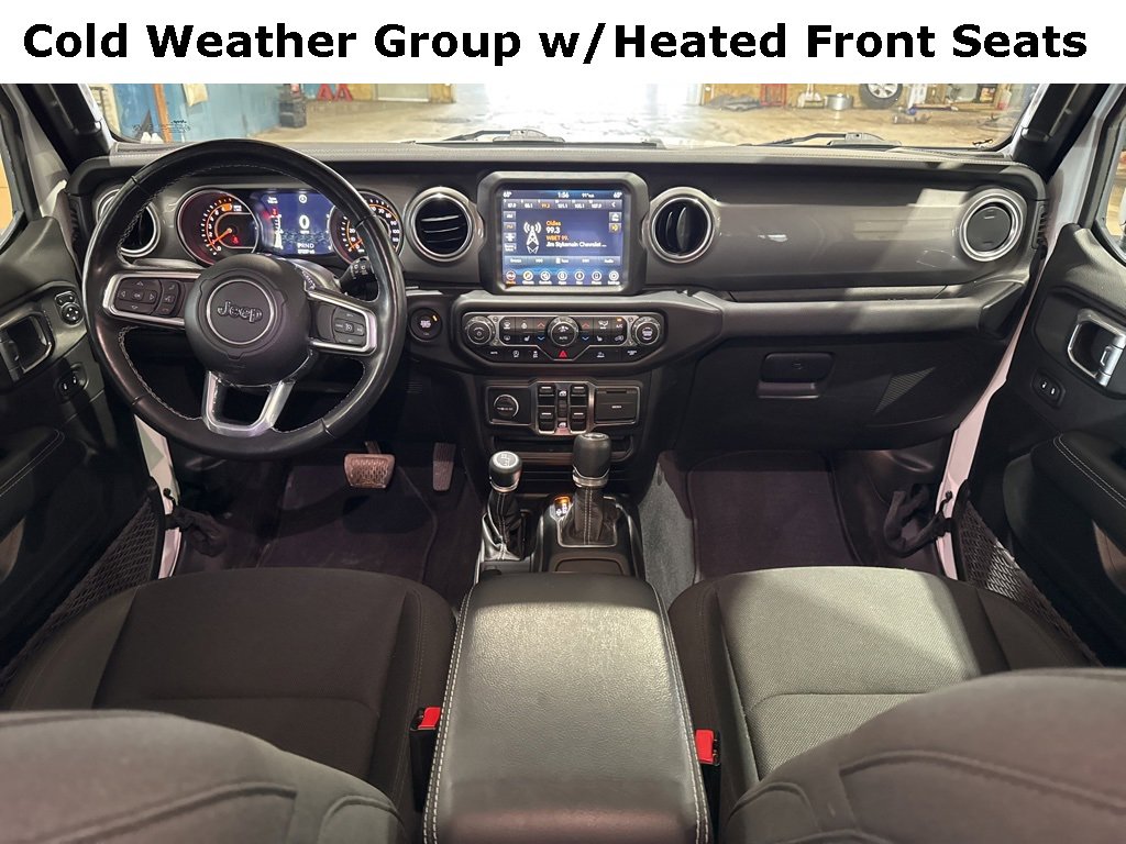 Used 2022 Jeep Wrangler Unlimited Sahara with VIN 1C4HJXEN9NW123538 for sale in Sturgis, MI