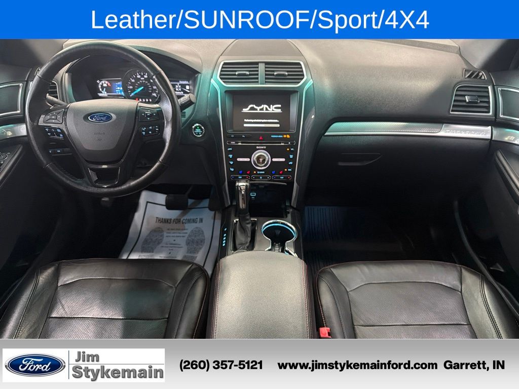 Used 2016 Ford Explorer Sport with VIN 1FM5K8GT7GGA22881 for sale in Garrett, IN
