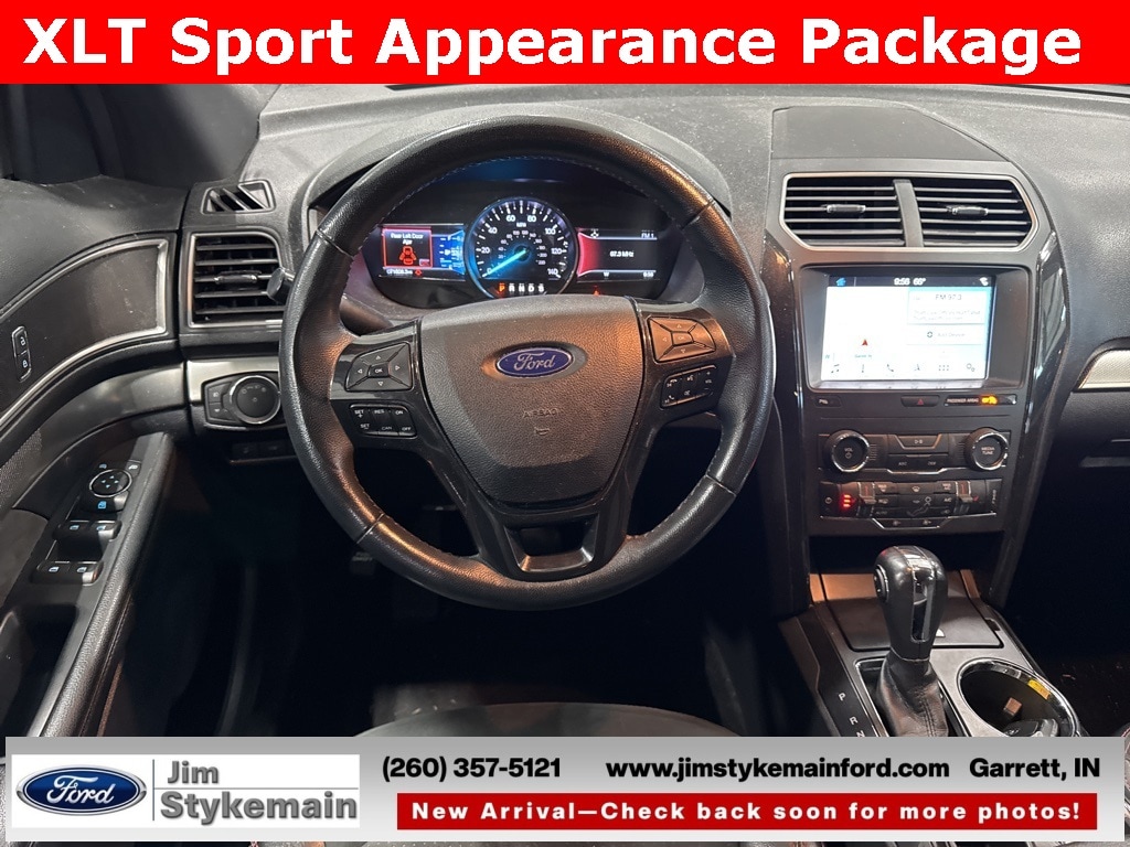Used 2019 Ford Explorer XLT with VIN 1FM5K7D88KGA51566 for sale in Garrett, IN