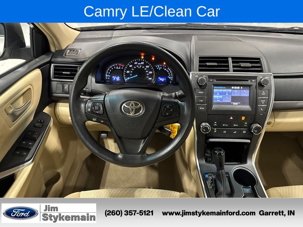 Used 2015 Toyota Camry LE with VIN 4T4BF1FK9FR510064 for sale in Garrett, IN