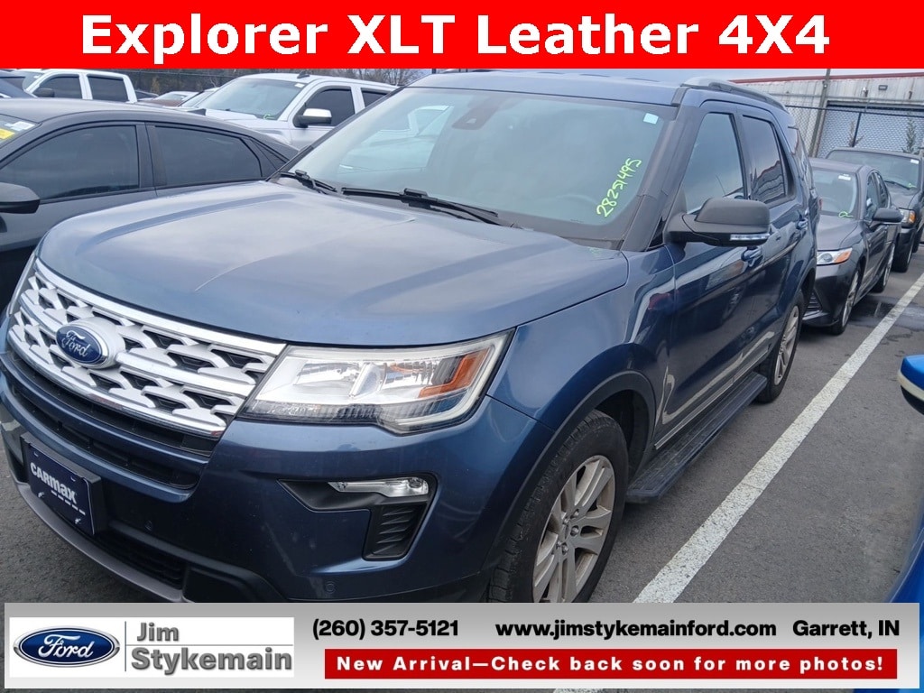Used 2019 Ford Explorer XLT with VIN 1FM5K8D87KGB33181 for sale in Garrett, IN