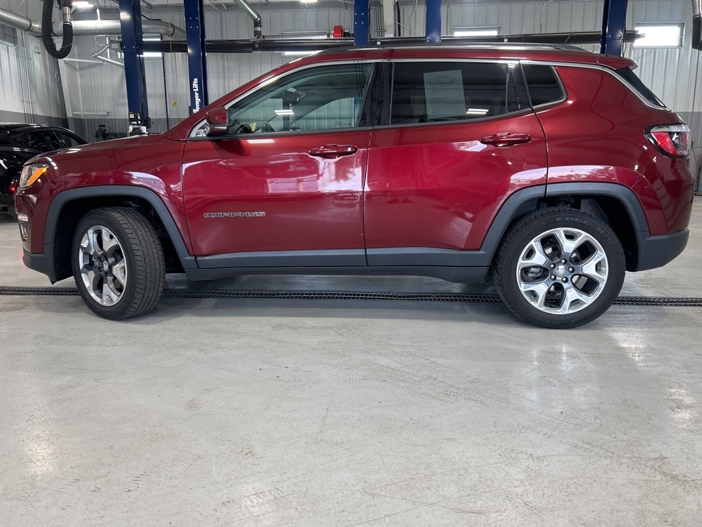 Used 2021 Jeep Compass Limited with VIN 3C4NJCCBXMT528395 for sale in Garrett, IN