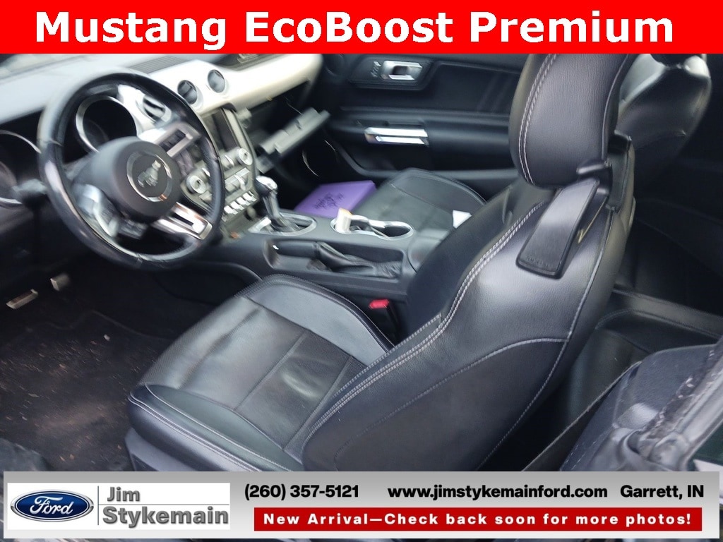 Used 2020 Ford Mustang EcoBoost Premium with VIN 1FATP8UH5L5101491 for sale in Garrett, IN