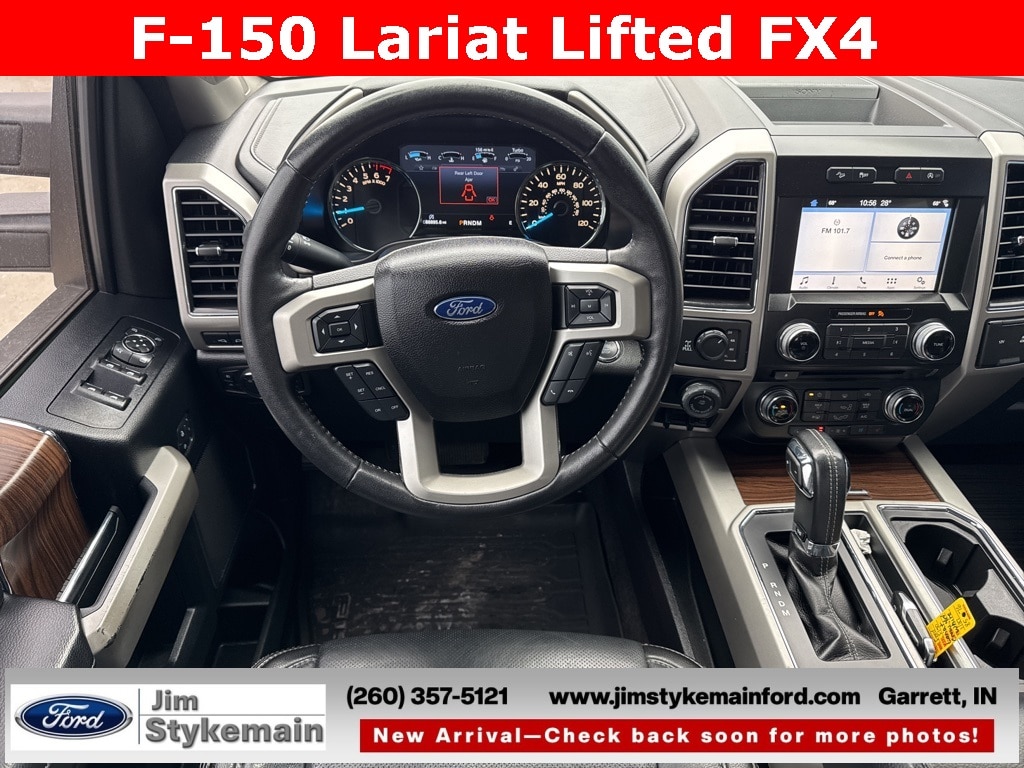 Used 2017 Ford F-150 Lariat with VIN 1FTEW1EG9HKD38576 for sale in Garrett, IN