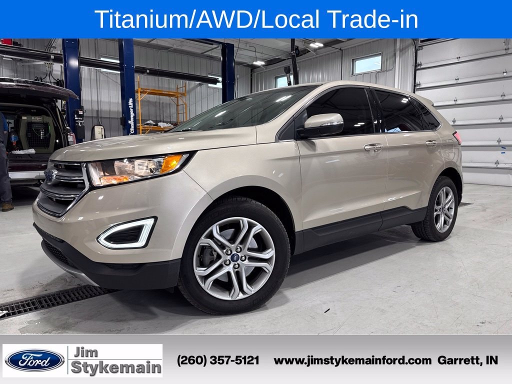Used 2017 Ford Edge Titanium with VIN 2FMPK4K9XHBC53912 for sale in Garrett, IN