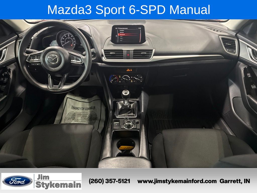 Used 2018 Mazda Mazda3 Sport with VIN 3MZBN1K71JM234721 for sale in Garrett, IN