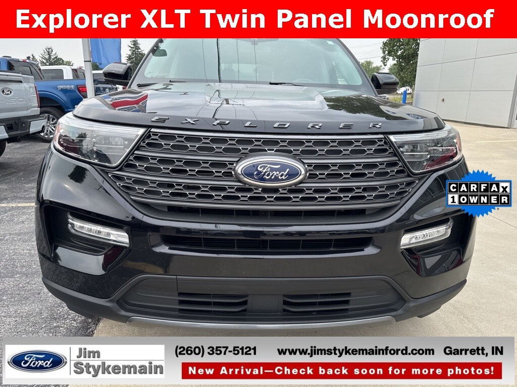 Used 2022 Ford Explorer XLT with VIN 1FMSK8DH9NGB39913 for sale in Garrett, IN