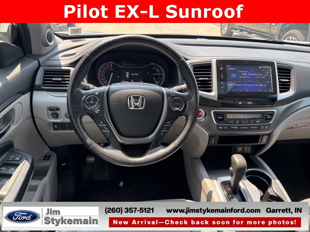 Used 2016 Honda Pilot EX-L with VIN 5FNYF6H55GB051946 for sale in Garrett, IN