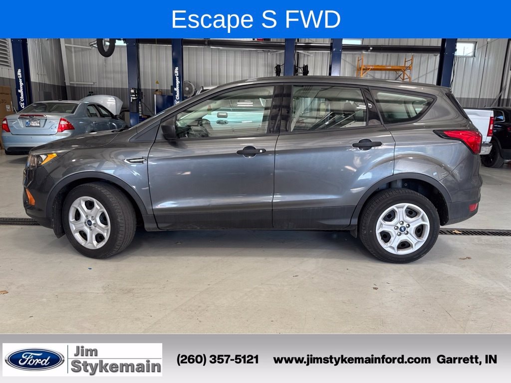 Used 2019 Ford Escape S with VIN 1FMCU0F74KUB24110 for sale in Garrett, IN