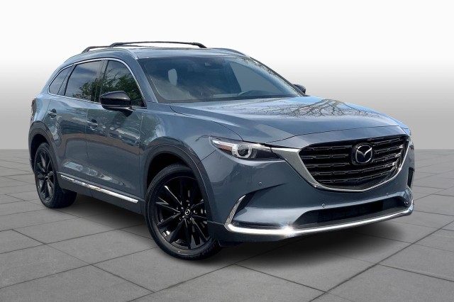 Certified 2022 Mazda CX-9 Carbon Edition with VIN JM3TCBDY7N0619435 for sale in Houston, TX