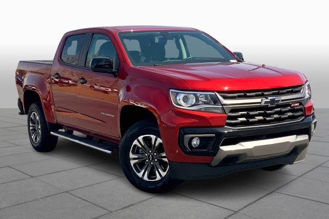 Certified 2021 Chevrolet Colorado Z71 with VIN 1GCGTDEN2M1227739 for sale in Houston, TX