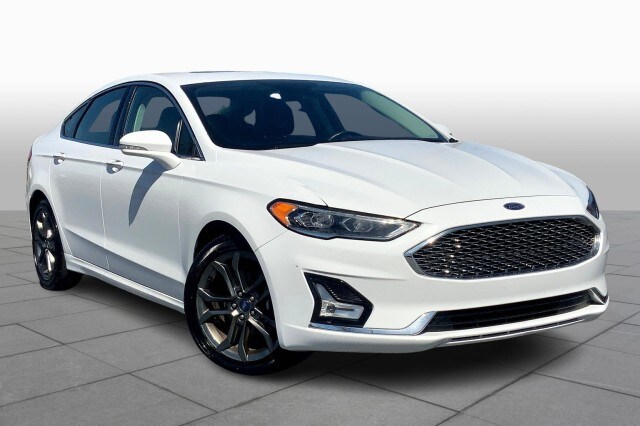 Used 2020 Ford Fusion Hybrid Titanium with VIN 3FA6P0RU4LR132703 for sale in Houston, TX