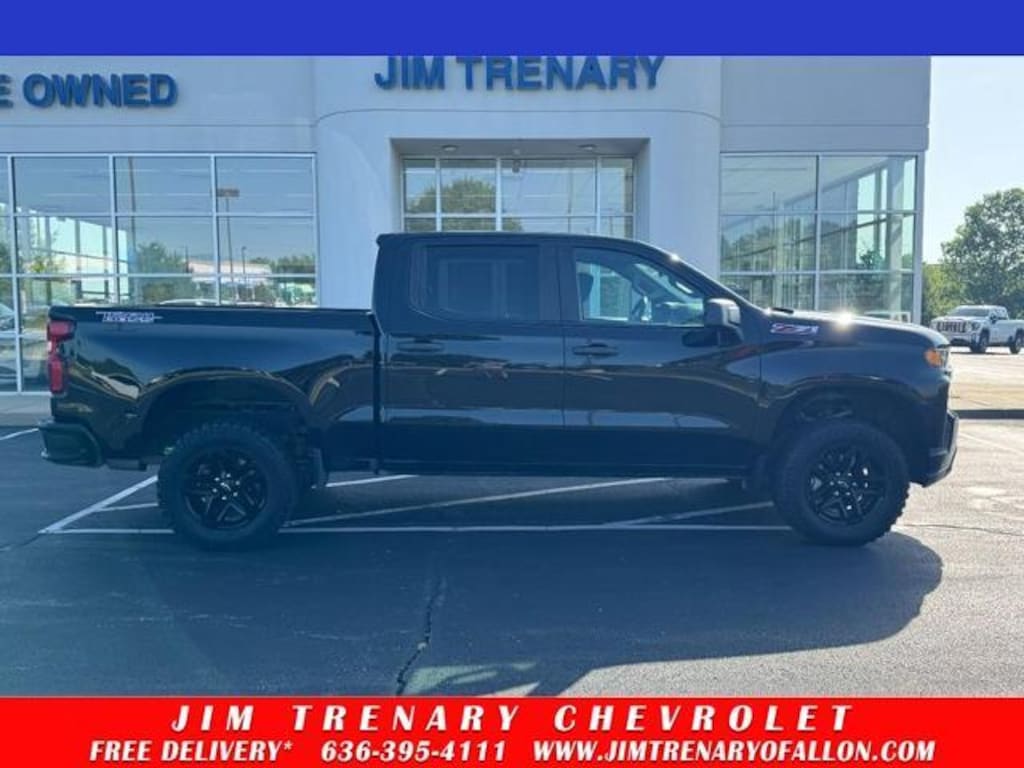 Used 2021 Chevrolet Silverado 1500 Custom Trail Boss Crew Cab Pickup