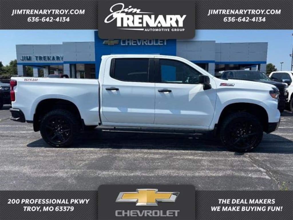 Used 2024 Chevrolet Silverado 1500 Custom Trail Boss Crew Cab Pickup