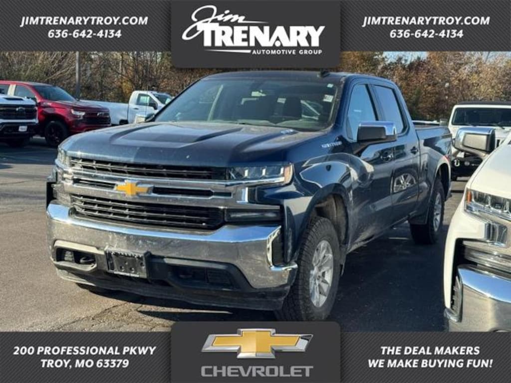 Used 2021 Chevrolet Silverado 1500 LT Crew Cab Pickup